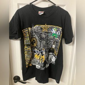 Vintage college Notre Dame football fighting Irish Shirt NCAA NFL